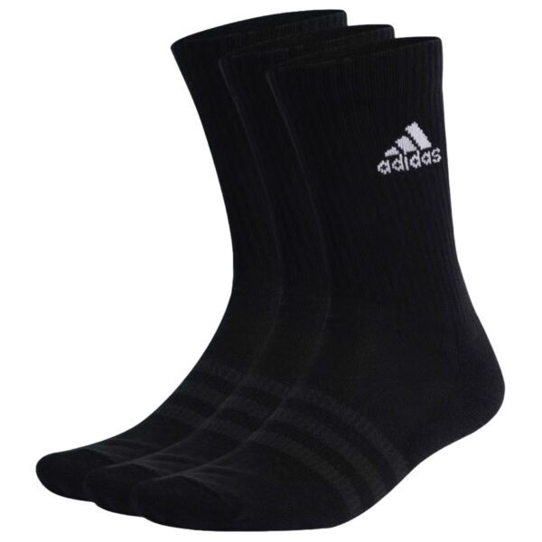 Adidas 3-Stripes Crew 3-Pak Strømper Sort