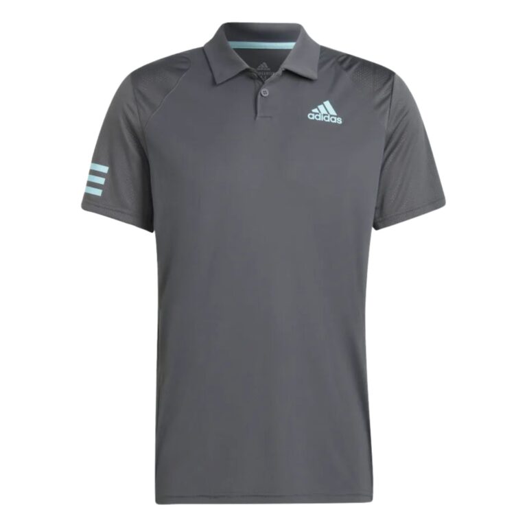 Adidas Club 3-Stripes Polo T-shirt Grey - OLD
