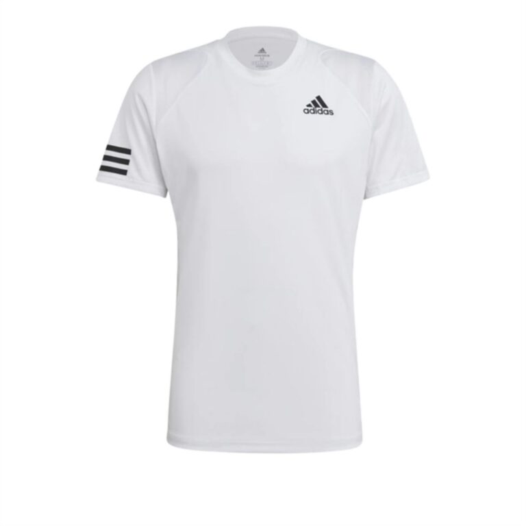 Adidas Club 3-Stripes T-Shirt Hvid - OLD