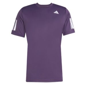 Adidas Club Climacool 3-Stripes T-shirt Aurora Plum