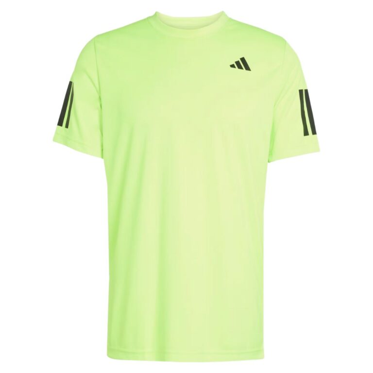 Adidas Club Climacool 3-Stripes T-shirt Lucid Lemon