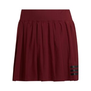 Adidas Club Pleated Skirt Bordeaux - OLD