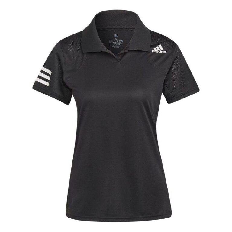 Adidas Club Polo Shirt Dame Black - OLD