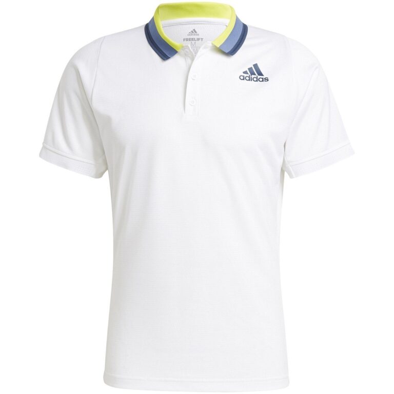 Adidas Freelift Polo Shirt Primeblue Hvid - OLD