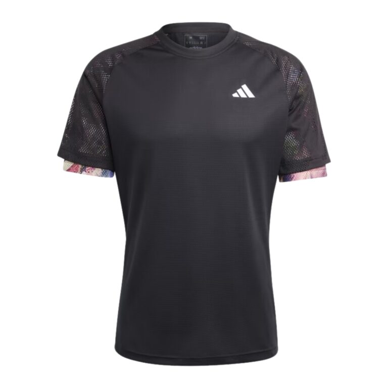 Adidas Melbourne Freelift Printed T-shirt Black - OLD