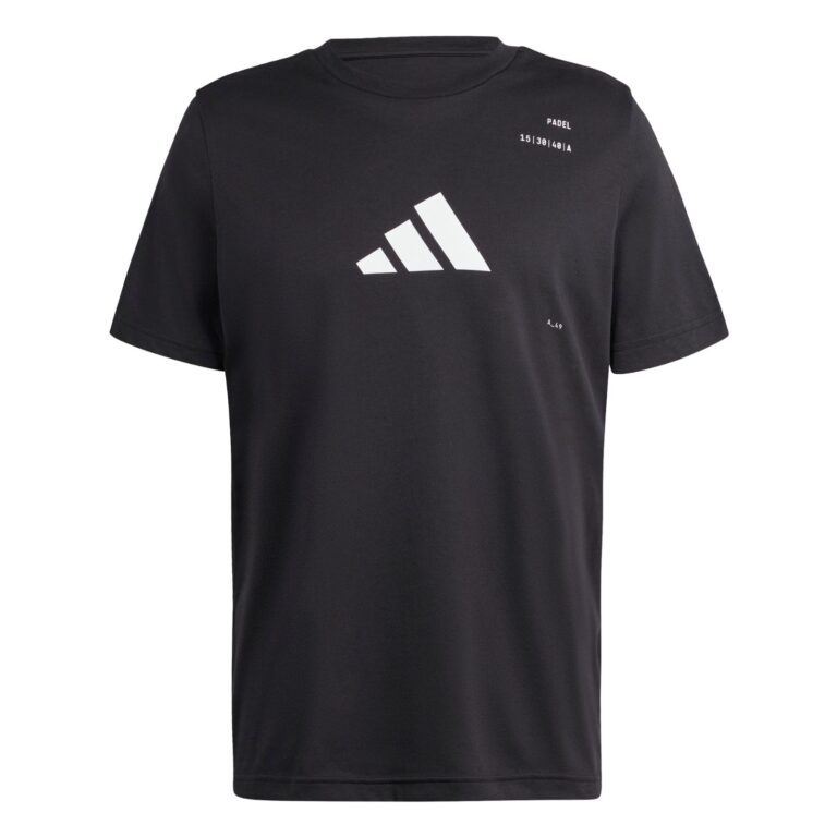 Adidas Padel Graphic T-shirt Black - OLD
