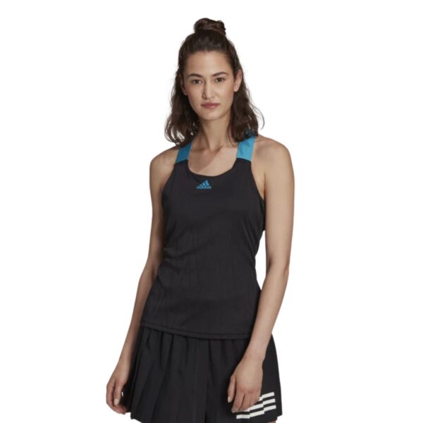 Adidas Primeblue Aeroknit Y-Tanktop Dame Sort/Blå