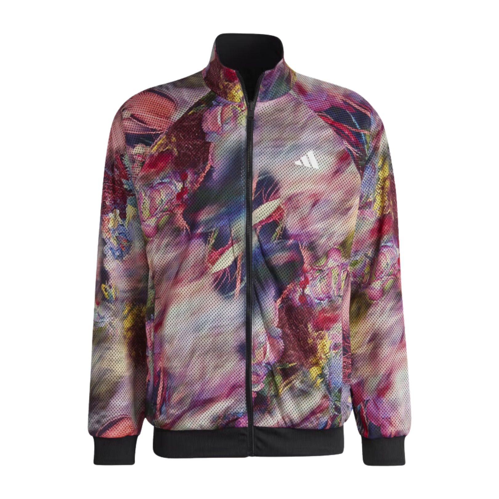 Adidas Stretch Woven Jacket Black/Multicolor - OLD
