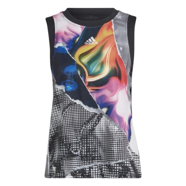 Adidas Us Series Match Women Tank Top Grey - OLD