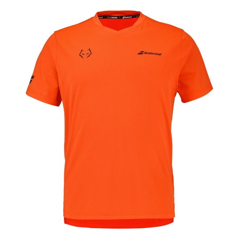 Babolat Crew Neck Tee Juan Lebron Red Orange