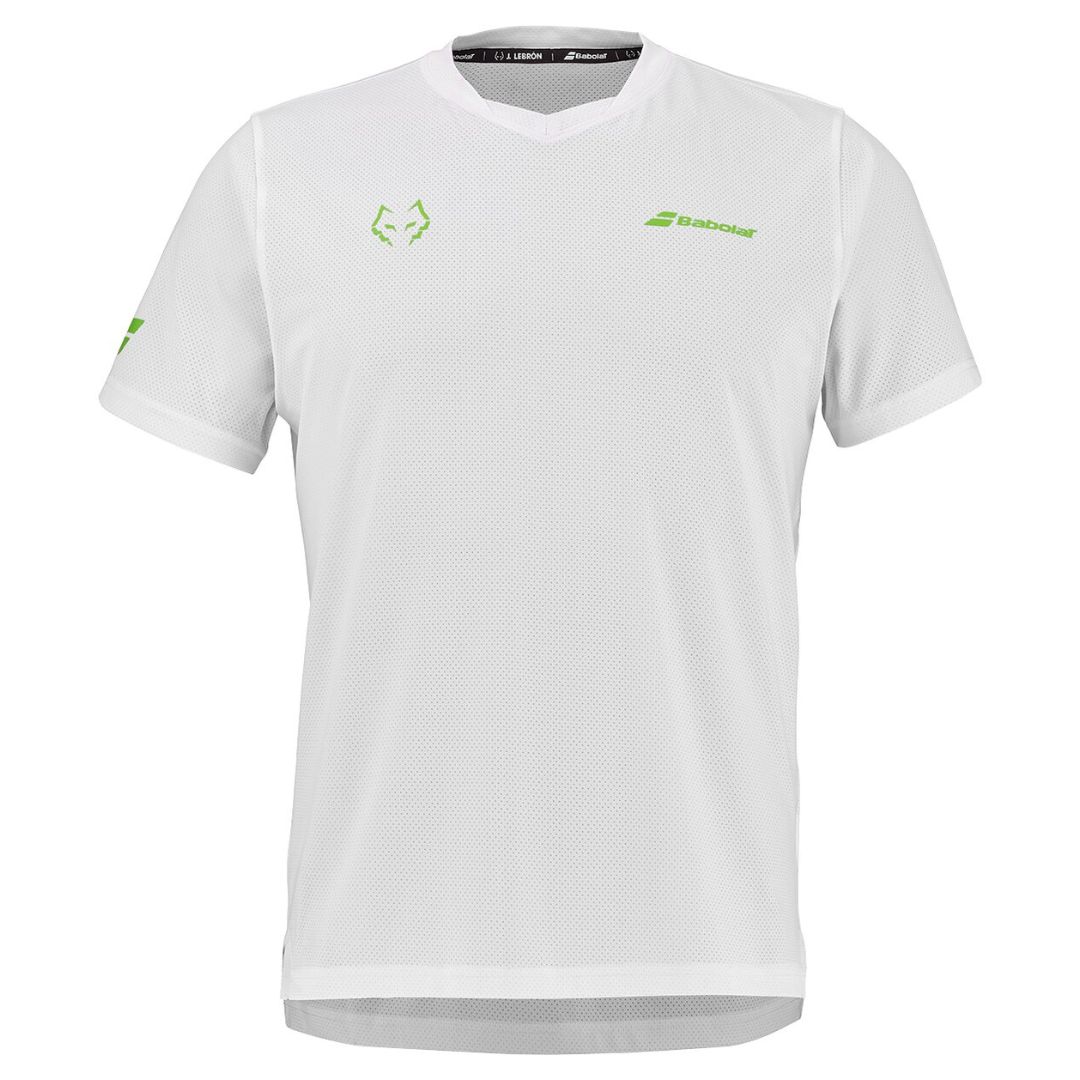 Babolat Crew Neck Tee Juan Lebron White