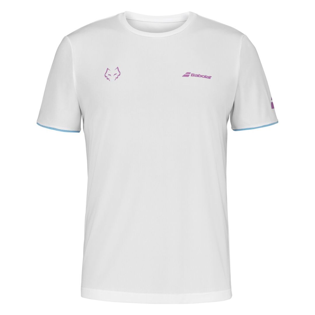 Babolat Crew Neck Tee Lebrón White