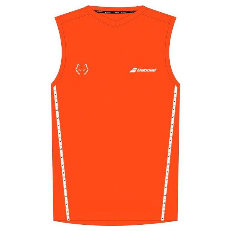 Babolat Muscle Tank Juan Lebron Red Orange