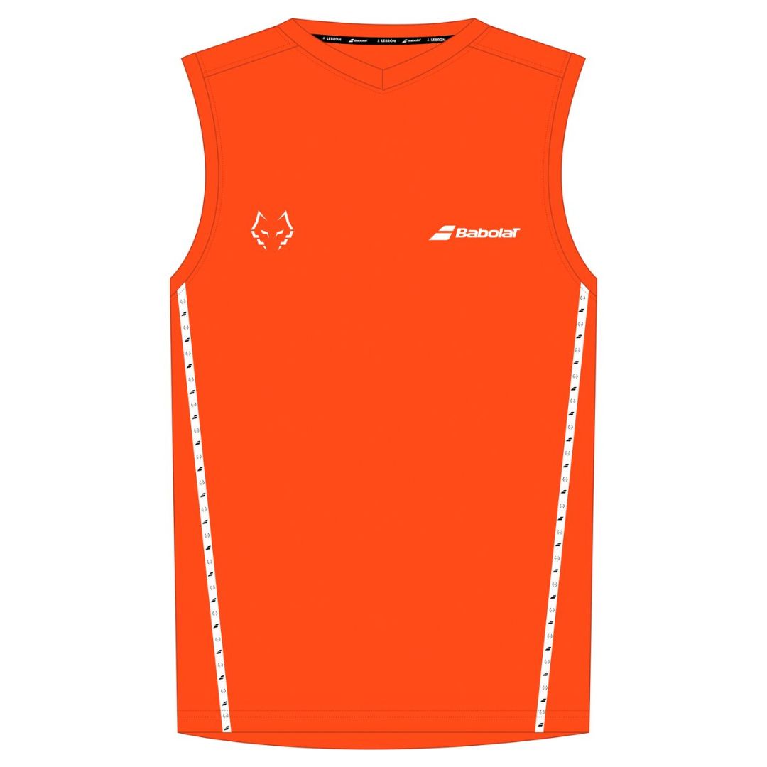 Babolat Muscle Tank Juan Lebron Red Orange