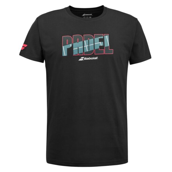 Babolat Padel Cotton Tee Black