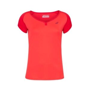 Babolat Play Cap Dame T-shirt Tomato Red - OLD
