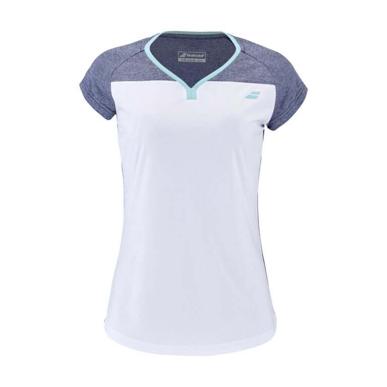 Babolat Play Cap Sleeve Top Women White/Blue - OLD