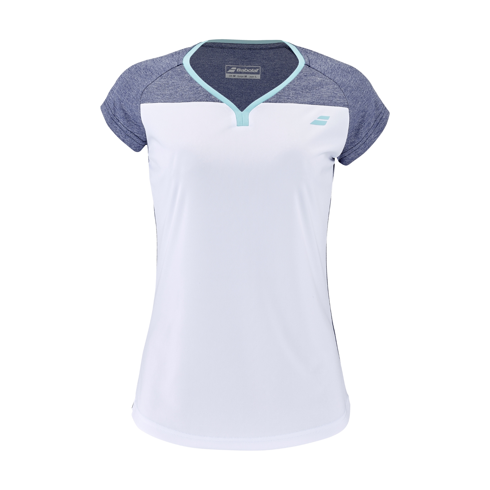 Babolat Play Cap Sleeve Top Women White/Blue - OLD