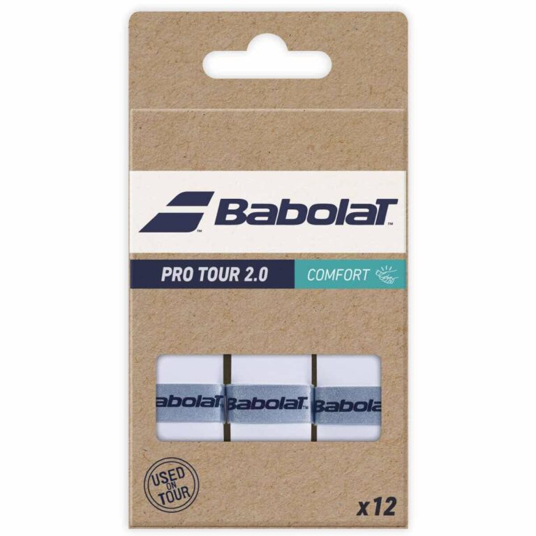 Babolat Pro Tour 2.0 12-Pak Overgrip White