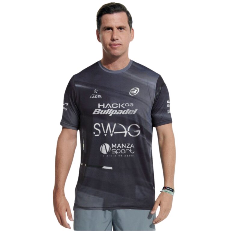 Bullpadel Adula Paquito Navarro T-Shirt Black - OLD