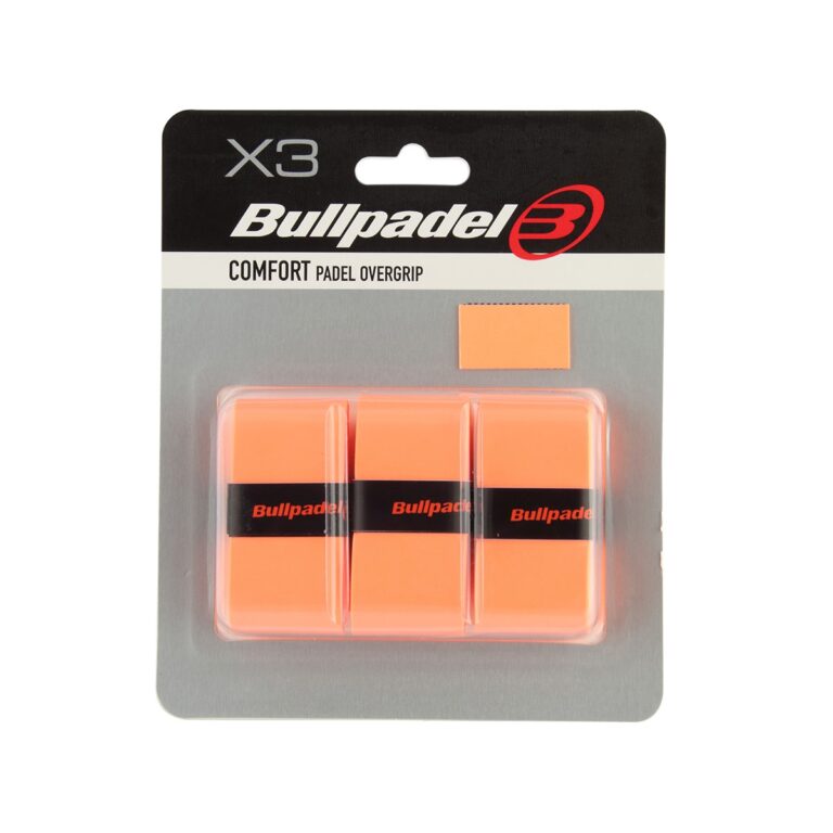 Bullpadel Comfort Padel Overgrip Orange 3-Pak - OLD