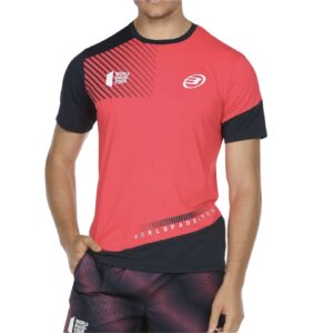 Bullpadel Ricione T-Shirt Neon Crimson - OLD