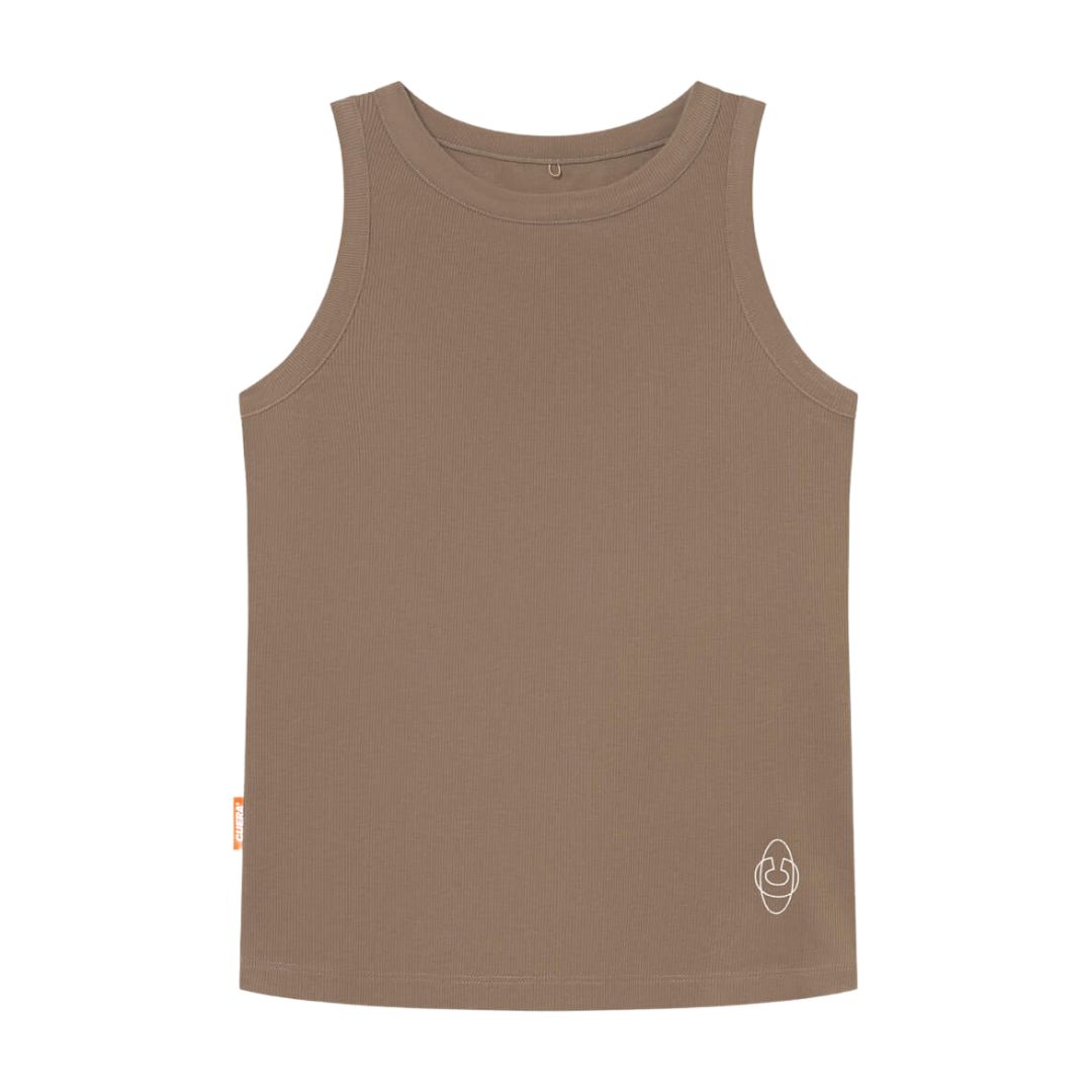 Cuera Active Rib Tank Top Women Walnut