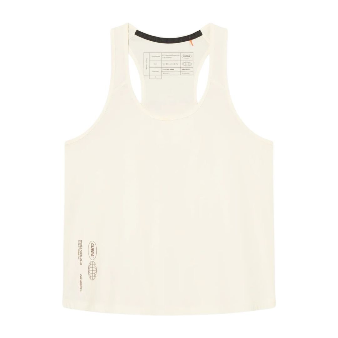 Cuera Oncourt Airy Tank Top Women Off White