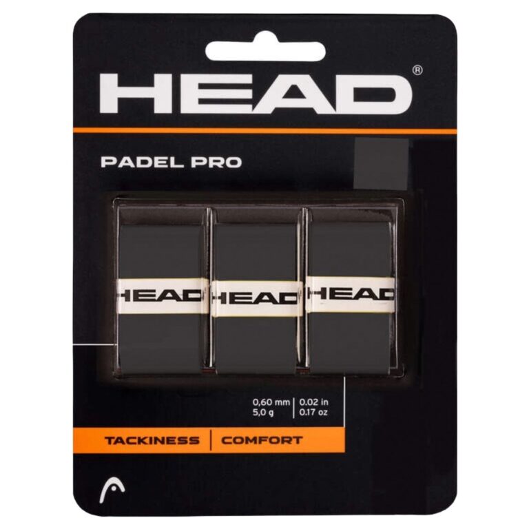 HEAD Padel Pro 3-pak Sort Overgrip