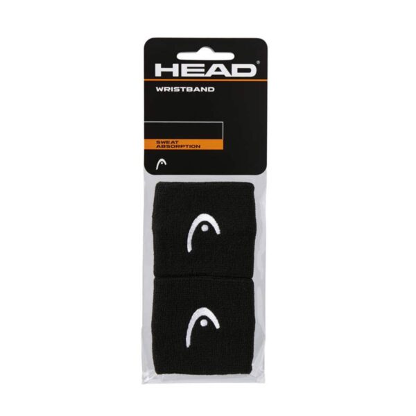 HEAD Svedbånd 2.5" Sort 2 pak