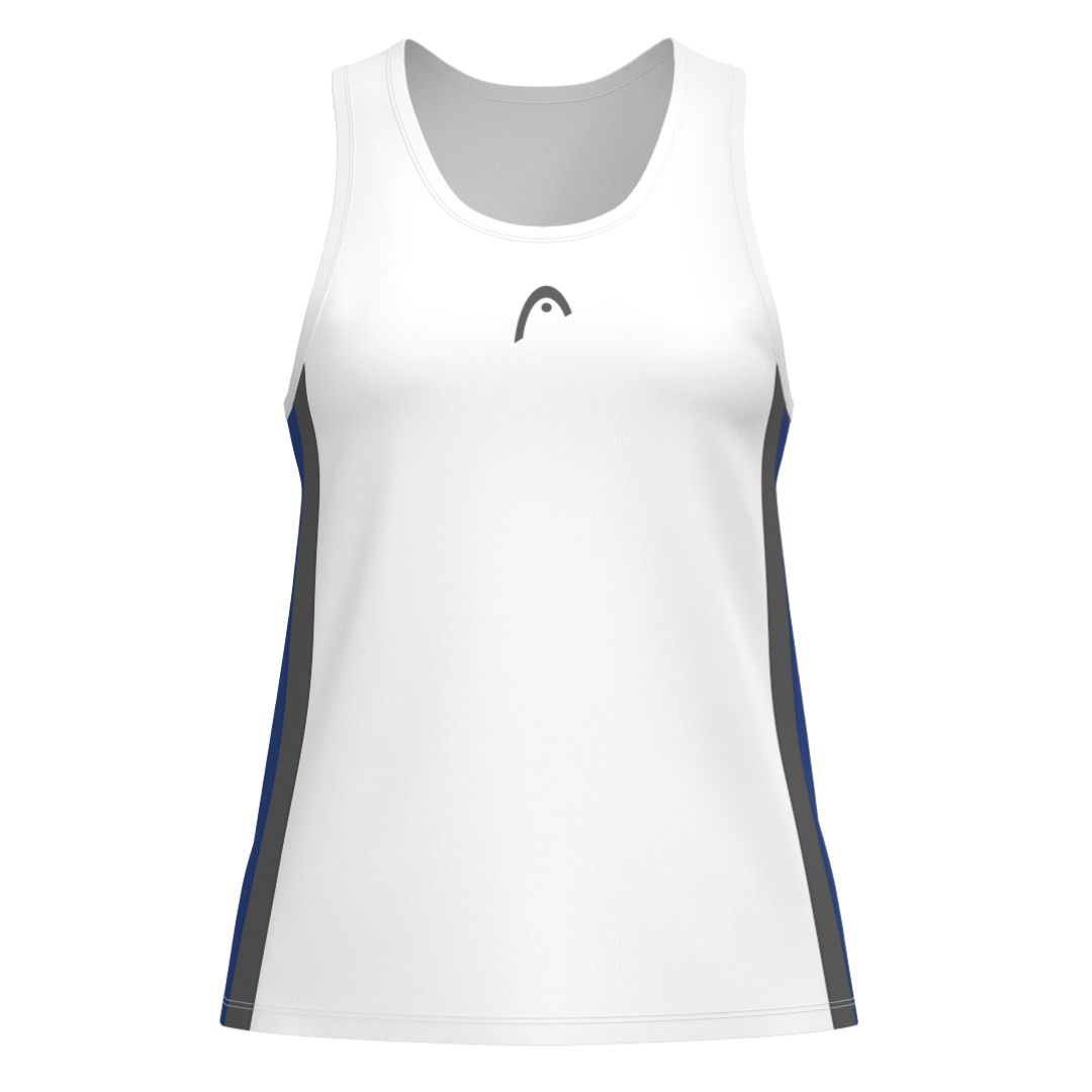 Head Club 25 Tech Tank Top Women Navy/White
