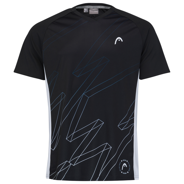 Head Play Tech T-shirt Print Padel/Black - OLD