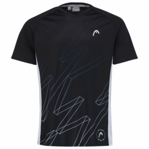 Head Play Tech T-shirt Print Padel/Black - OLD