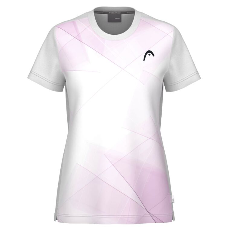 Head Tie-Break T-shirt Women White/Alight Lilac
