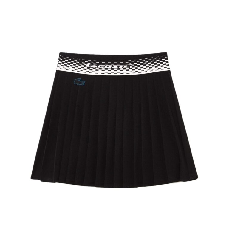 Lacoste Pleated Skirts with Built-in Shorts Black - OLD