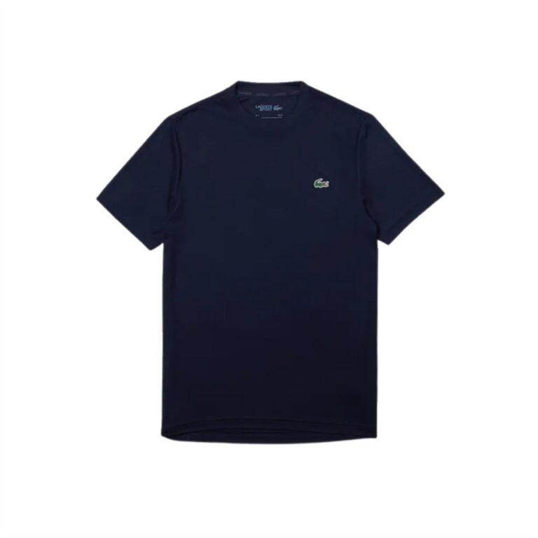 Lacoste Sport Breathable Piqué T-Shirt Navy Blue - OLD