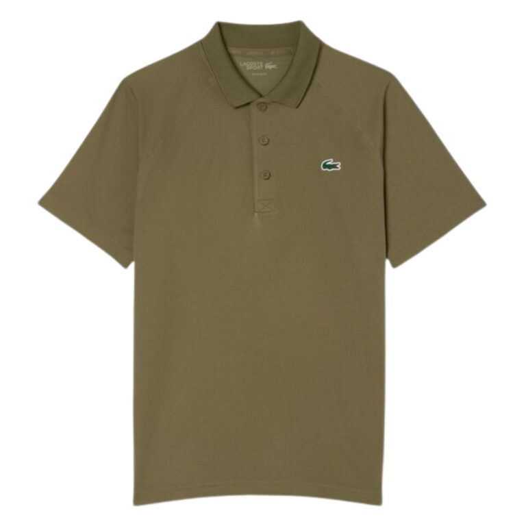 Lacoste Sport Breathable Polo Shirt Olive