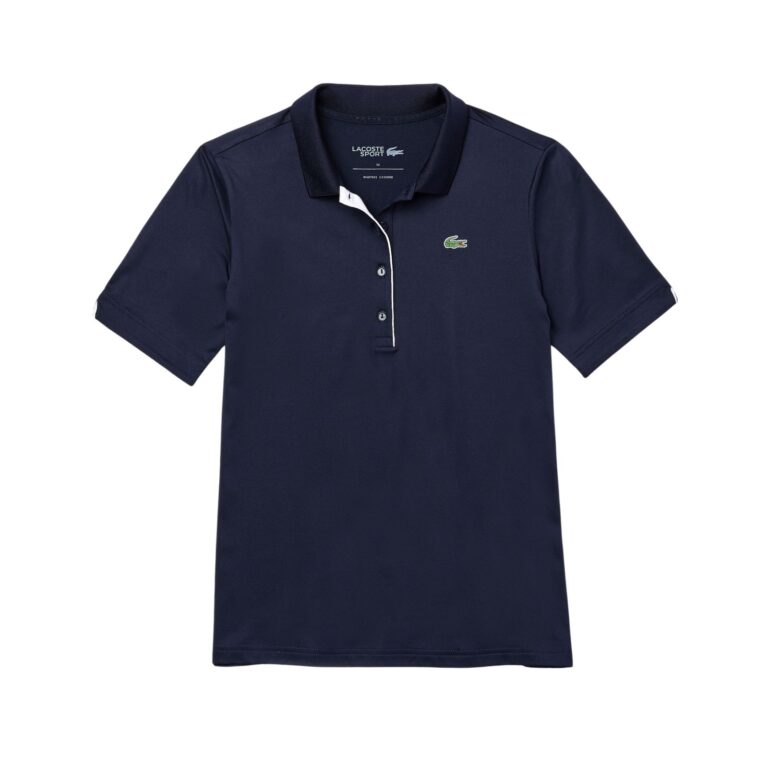 Lacoste Sport Breathable Stretch Dame Polo Shirt Navy - OLD