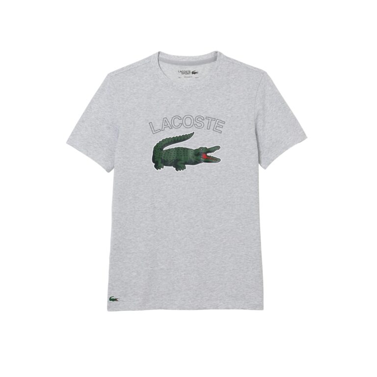 Lacoste Sport Crocodile T-shirt Silver - OLD