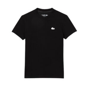 Lacoste Sport Organic Cotton Ultra-Dry Jersey T-shirt Women Black - OLD