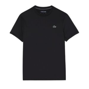 Lacoste Sport Slim Fit Stretch Jersey T-Shirt Black - OLD