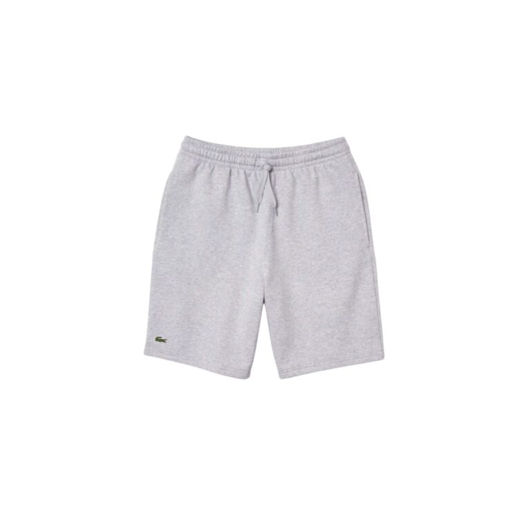 Lacoste Sport Tennis Fleece Shorts Silver Chine - OLD