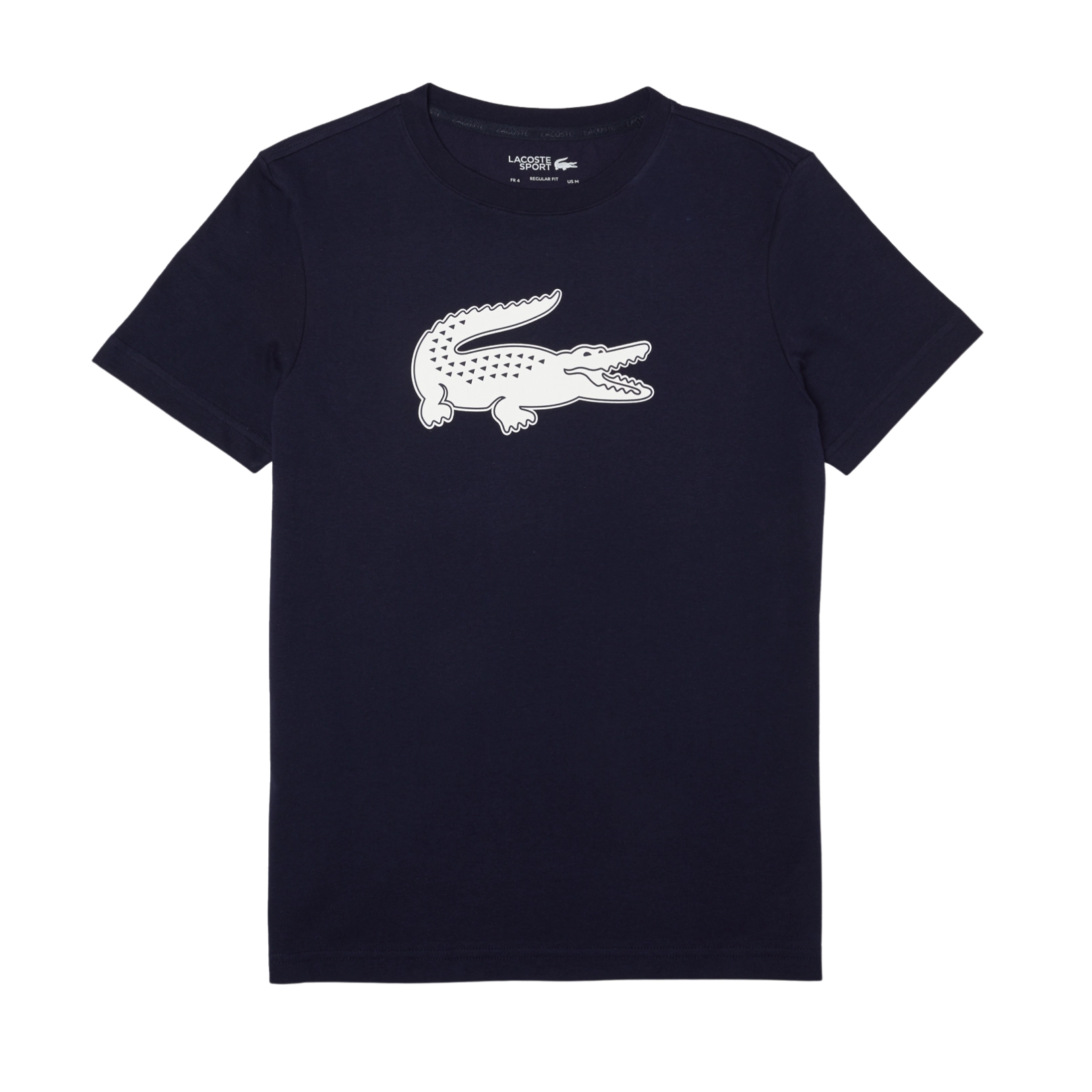 Lacoste T-Shirt 3D Print Crocodile Navy/White - OLD