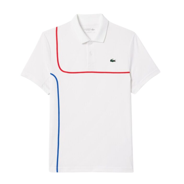Lacoste Ultra-Dry Piqué Polo Shirt White - OLD
