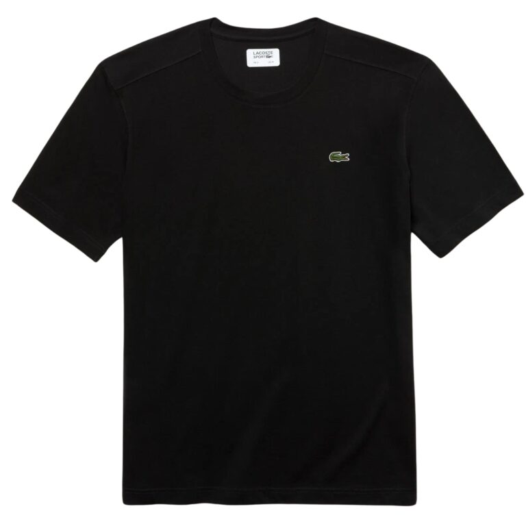 Lacoste Ultra Dry Sport T-Shirt Black - OLD