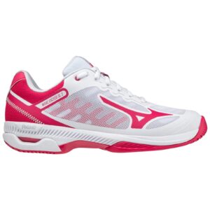 Mizuno Wave Exceed SL 2 CC Dame White/Rose Red/Cloud - OLD