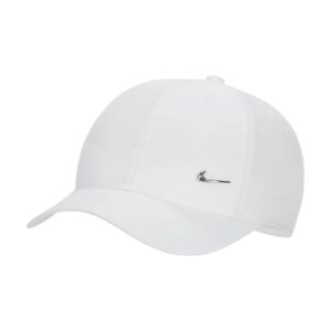 Nike Kids Dri-FIT Club Metal Swoosh Cap White