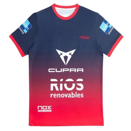 Nox AT10 Team T-shirt Blue/Red - OLD