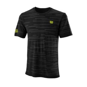 Wilson Kaos Rapide Seamless Crew T-shirt Black - OLD