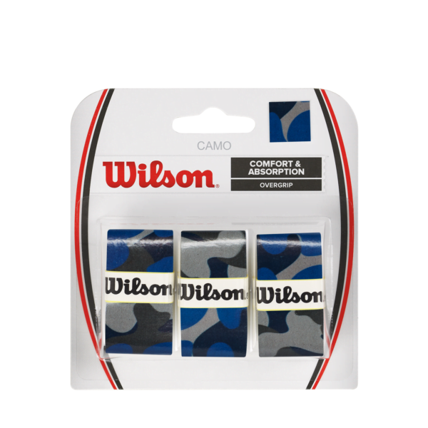 Wilson Overgrip Camo Blue 3-pack